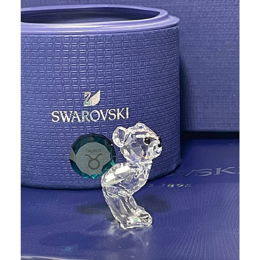 Swarovski Kris Bears Kris Bear Taurus Crystal Sculpture New